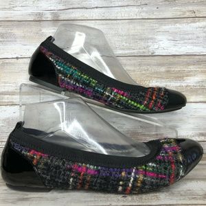Me Too Kaden12 8.5M Black Knit Ballet Flats